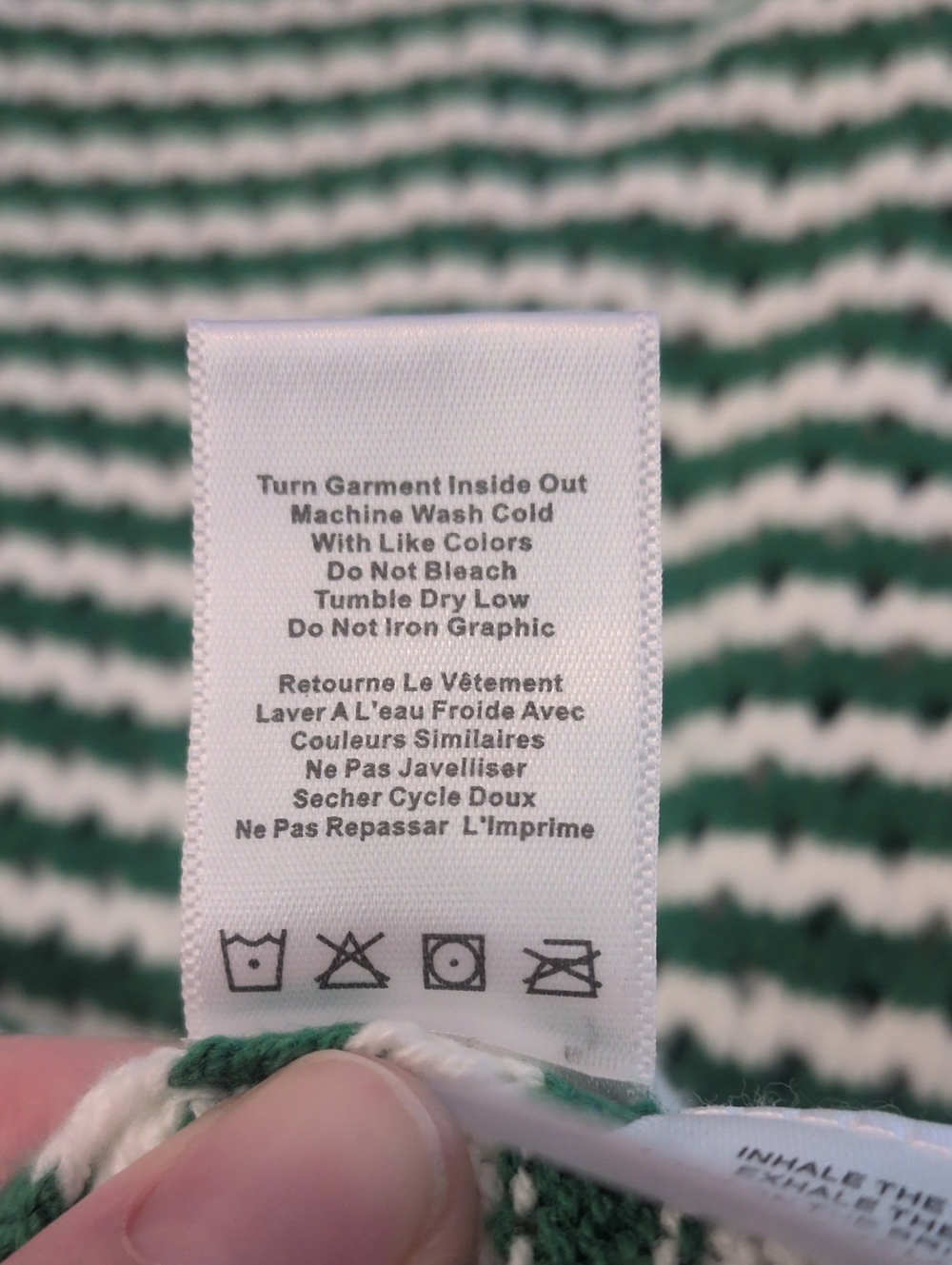 Spiritual Gangster Blake Stripe Crewneck Sweater Medium - Picture 7 of 8